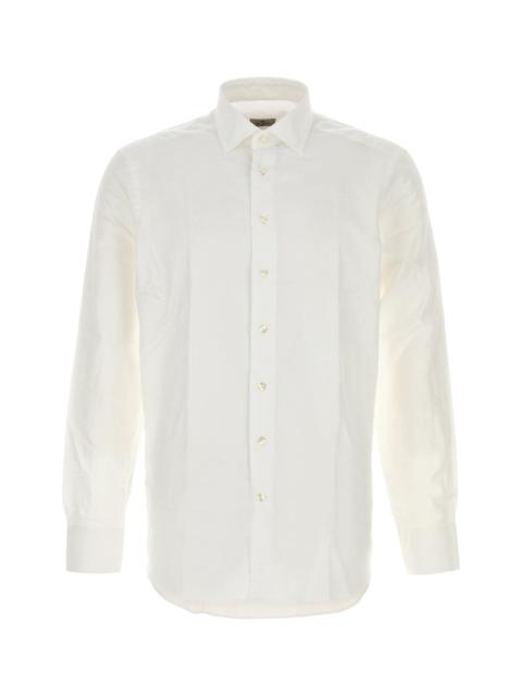 Etro White jacquard shirt