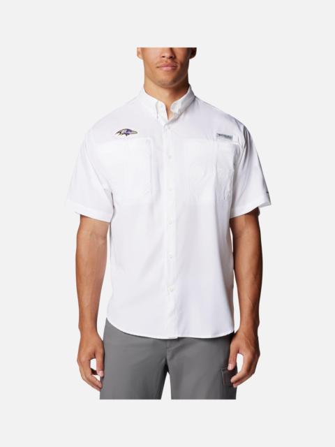 Columbia Men's PFG Tamiami Short Sleeve Shirt - Baltimore Ravens