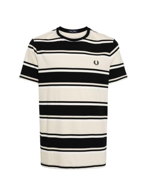 striped cotton T-shirt