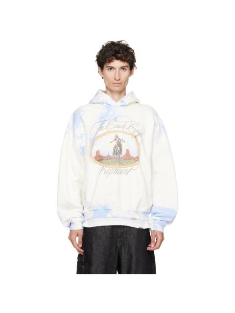 REPRESENT Blue & White 'The Beach Boys' Hoodie