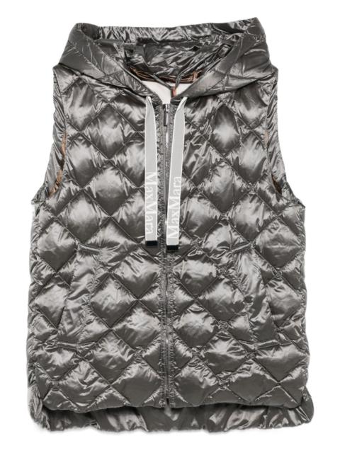 Max Mara quilted hooded gilet