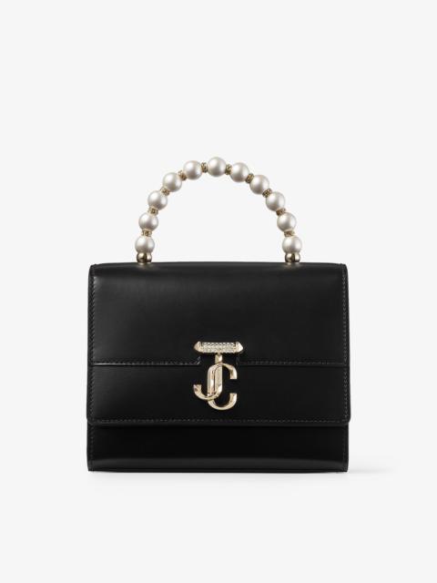 Avenue Top Handle/S
Black Box Leather Top Handle Bag with Pearls