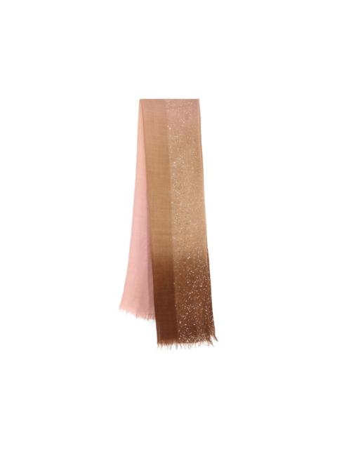 Faliero Sarti sequin-embellished ombré scarf