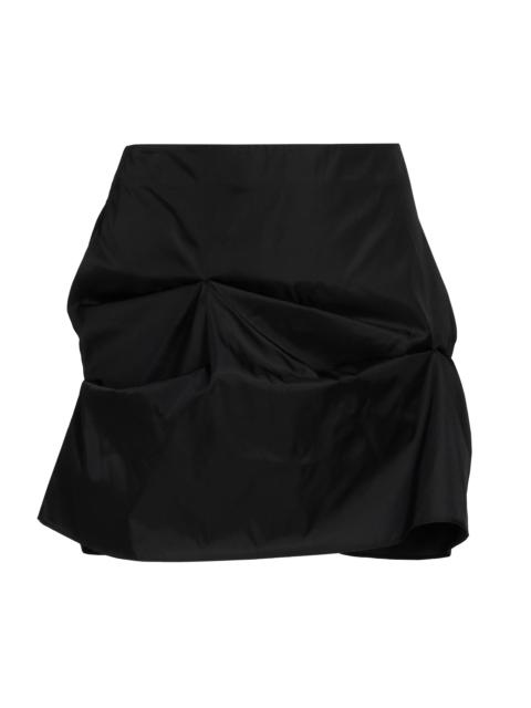 GANNI Women's Duchesse Satin Miniskirt - Black