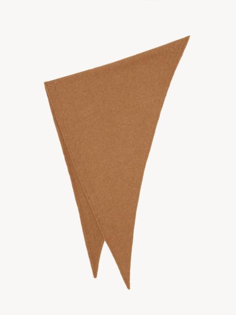 Chloé THE CHLOÉ ICONIC TRIANGULAR SCARF IN WOOL