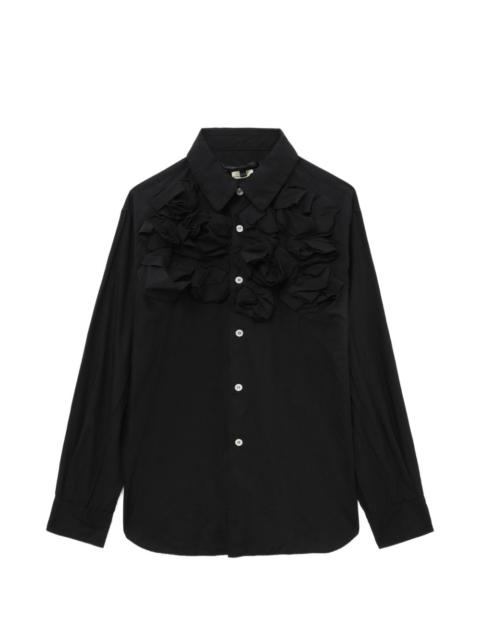 Comme des Garçons Comme des Garçons floral button-down shirt