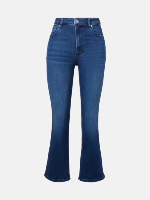 FRAME Reboot Crop high-rise bootcut jeans
