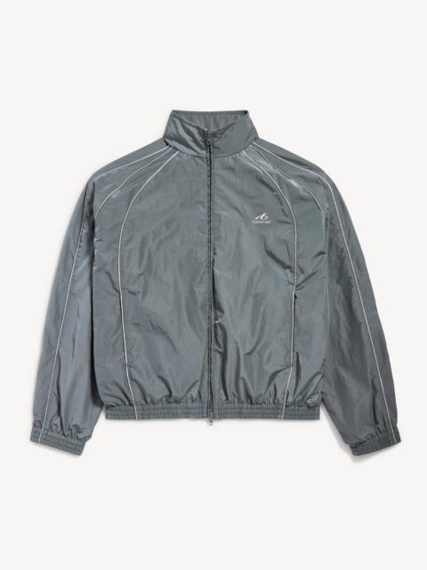 BALENCIAGA Men's Bodies Tracksuit Jacket in Elephant Grey
