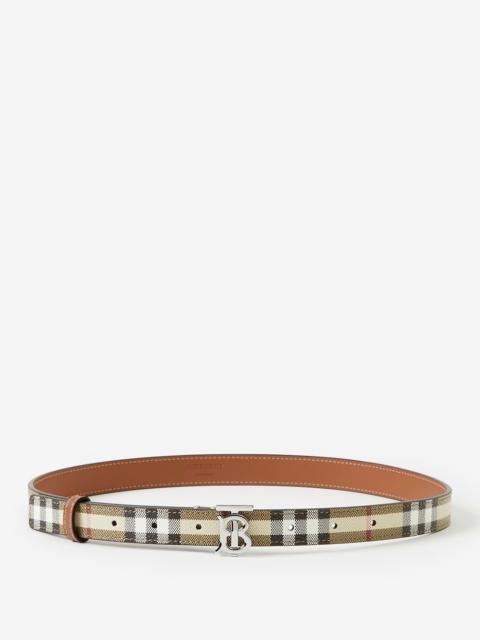 Monogram Motif Check Belt