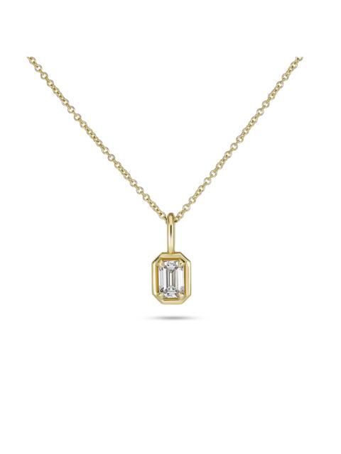 STONE AND STRAND Emerald Cut Birthstone Bonbon Necklace