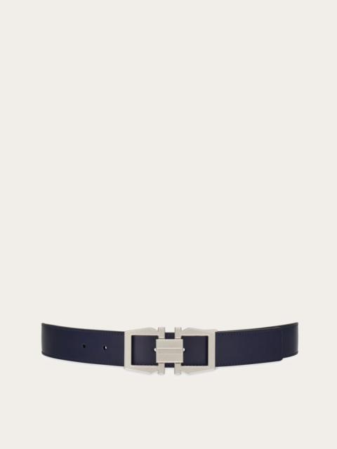 FERRAGAMO Reversible and adjustable Gancini belt