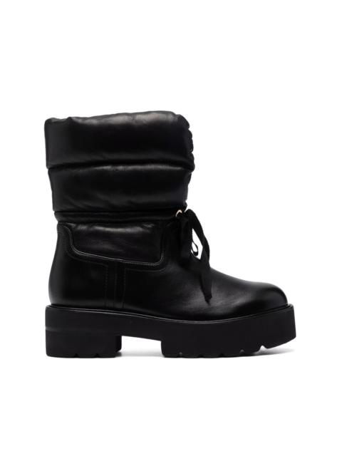Stuart Weitzman Tyler Ultralift padded leather ankle boots