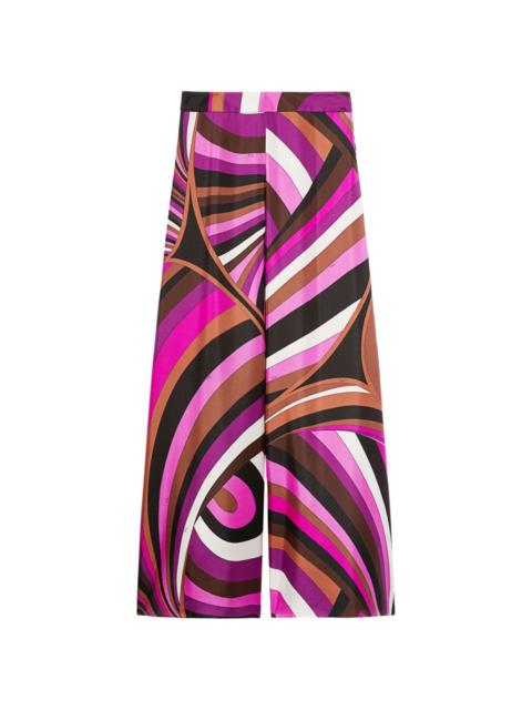 PUCCI Iride-print silk trousers