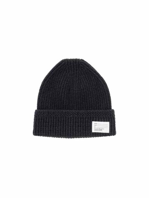 visvim KNIT BEANIE (W/WS) BLACK