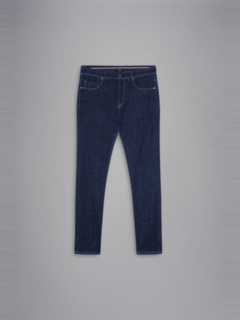 Paul & Shark RED RIVET STRETCH COTTON JEANS