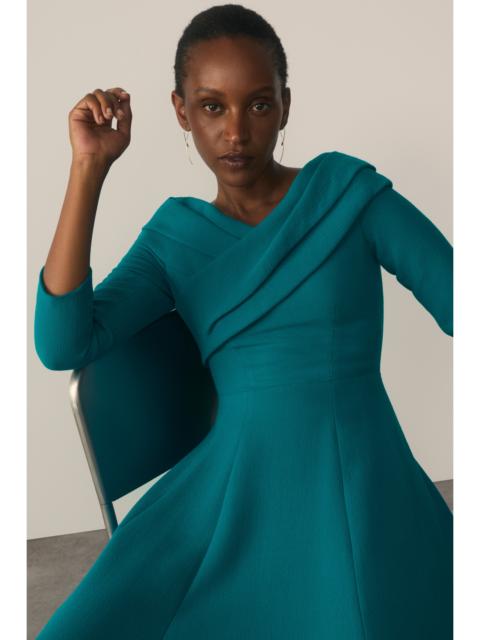 THE FOLD Palermo Wool Crepe Dress