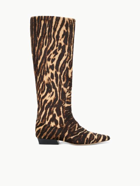 STAUD STAUD WALLY FLAT BOOT LADY LEOPARD