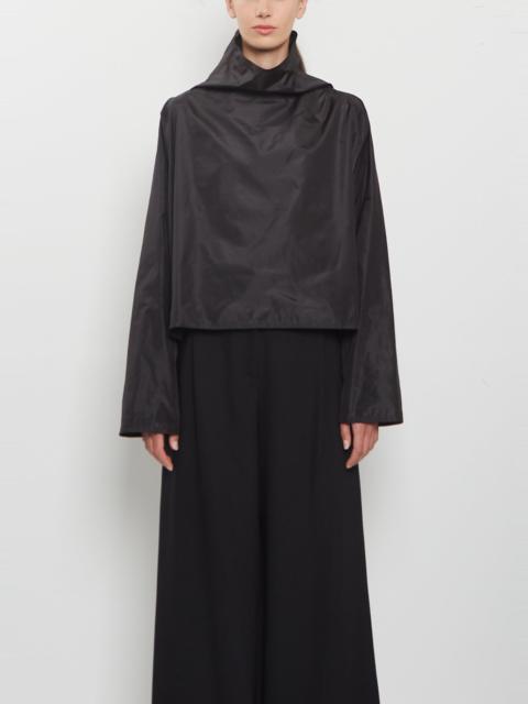 DUŠAN Silk Batwing T-Neck Top