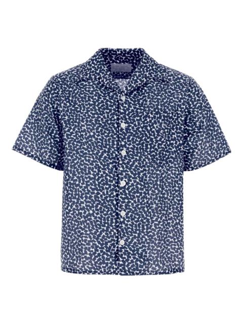 poplin print shirt