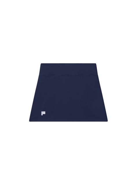 PANGAIA Womens Court Side Skort - Granite Navy