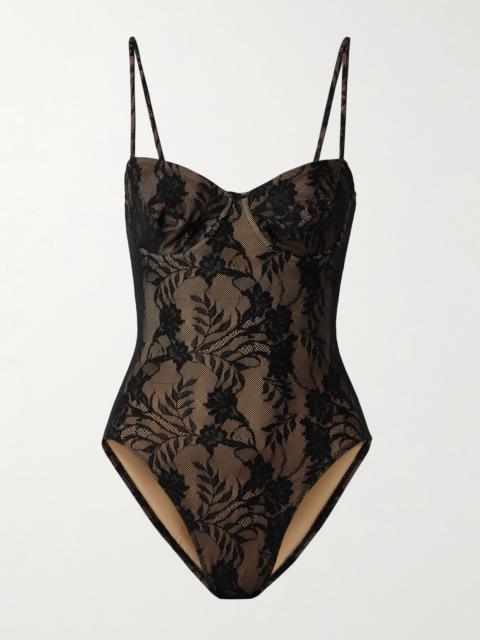NORMA KAMALI Mio Lace Underwired Bodysuit