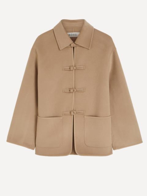 RÓHE Camel Double-Faced Wool Pankou Jacket