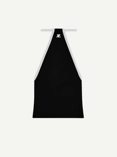courrèges CHOKER CONTRAST TOP