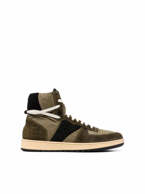 Rhecess panelled high-top sneakers