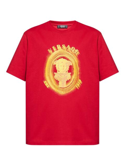 VERSACE medusa-embellished T-shirt