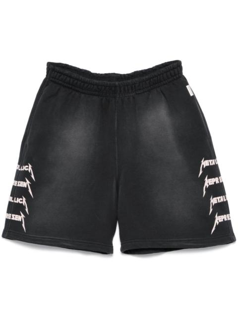 REPRESENT x Metallica 40 Year Anniversary shorts