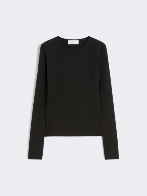 Sportmax Skin-tight jersey T-shirt - black