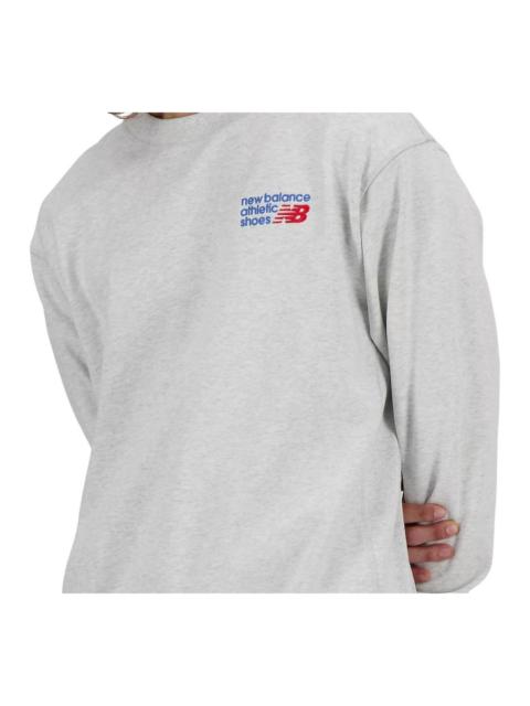 New Balance New Balance Athletics Premium Logo Crew T-Shirt 'Ash Multi' MT41547AHH