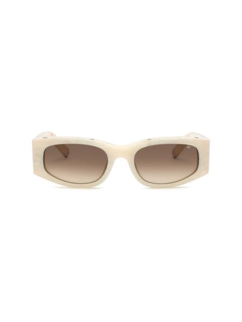 PHILIPP PLEIN round-frame crystal-embellished sunglasses