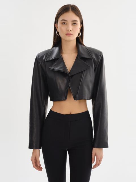 LAMARQUE DAYLIN | Cropped Leather Jacket