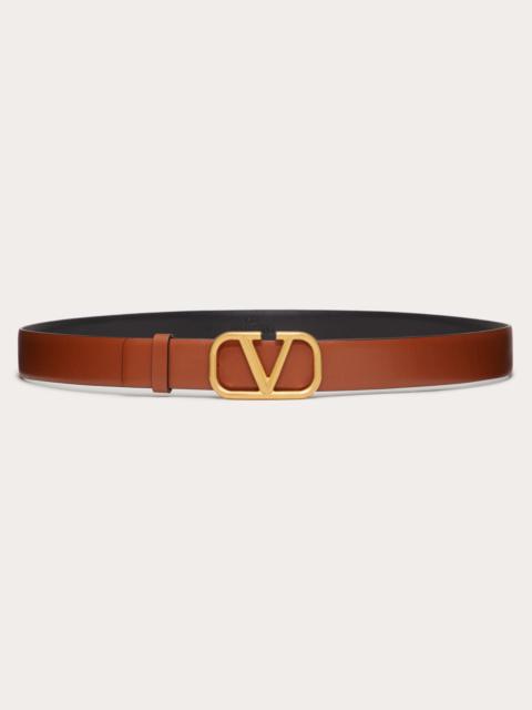 VLOGO SIGNATURE CALFSKIN BELT