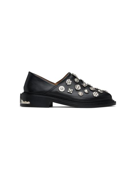 TOGA VIRILIS Black Leather Loafers
