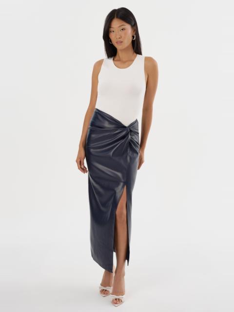 LAMARQUE EILEEN | Faux Leather Maxi Skirt