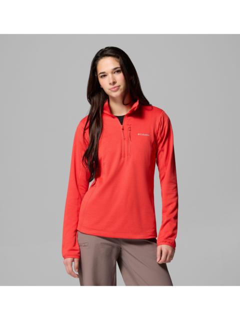 Columbia Women's Essential Hike Grid Fleece Half Zip Jacket