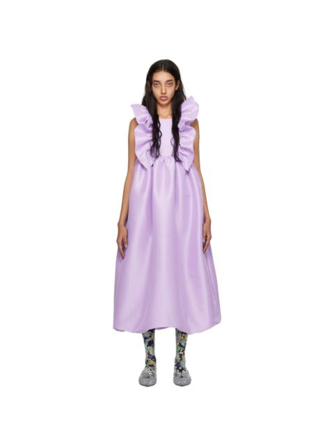 KIKA VARGAS Purple Whitney Maxi Dress