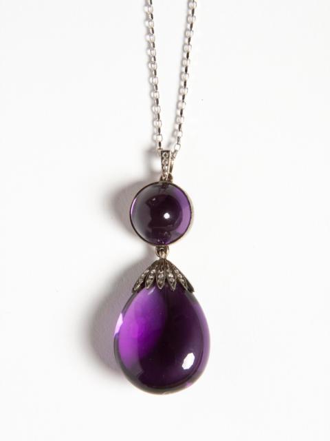 JW Anderson PENDANT BY FABERGE IN DIAMOND AND AMETHYST