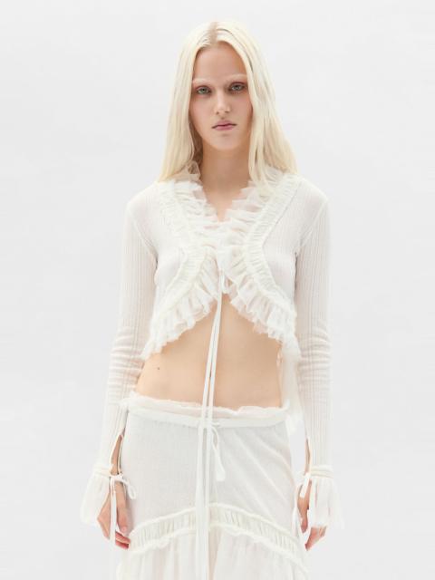 Ann Demeulemeester Jedi Long Sleeve Open Front Top