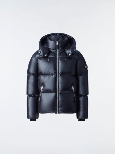 MACKAGE KENT-Z lustrous light down jacket with hood