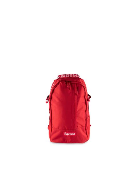 Supreme logo patch backpack