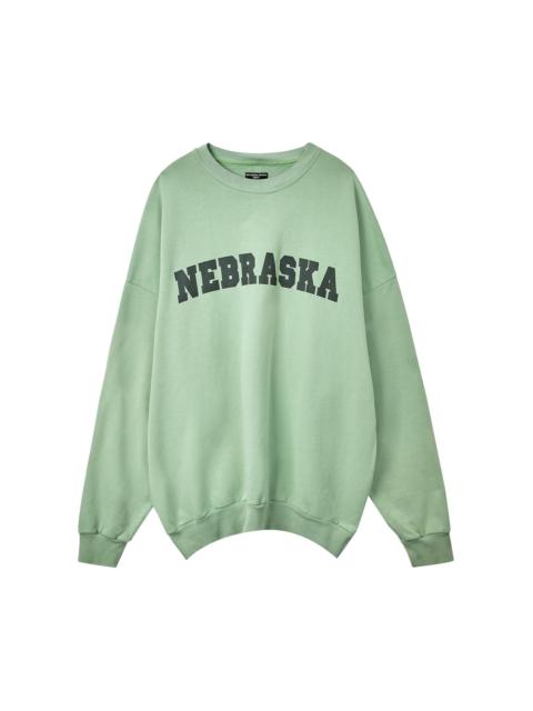 Raf Simons Redux Sweater With Nebraska Print 'Mint'