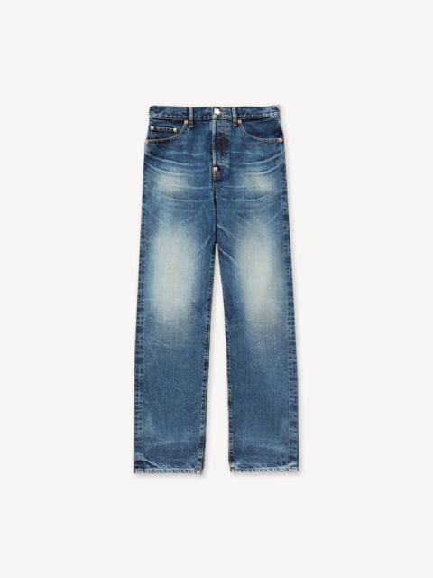 KENZO Straight leg pants in japanese denim