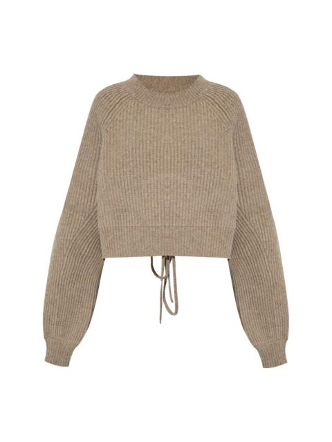 Yohji Yamamoto open-back jumper