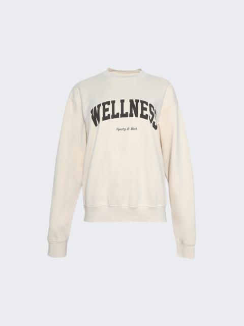 Sporty & Rich X Asaya Wellness Ivy Crewneck Cream
