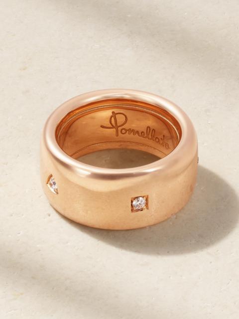 Pomellato Iconica Medium/large 18-karat Rose Gold Diamond Ring