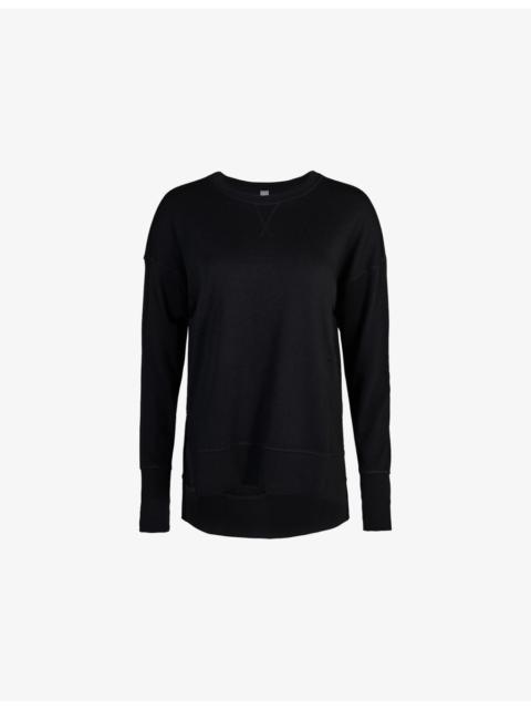 Sweaty Betty After Class relaxed-fit cotton-blend jumper
