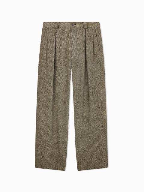 GIORGIO ARMANI ARMANI/ARCHIVIO FW1990 SINGLE-PLEAT TROUSERS